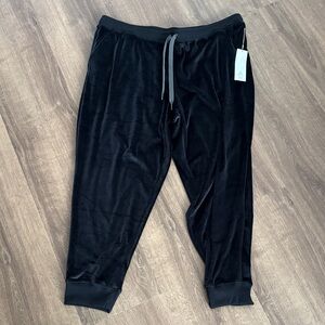 Lularoe Jax Black Velvet Joggers